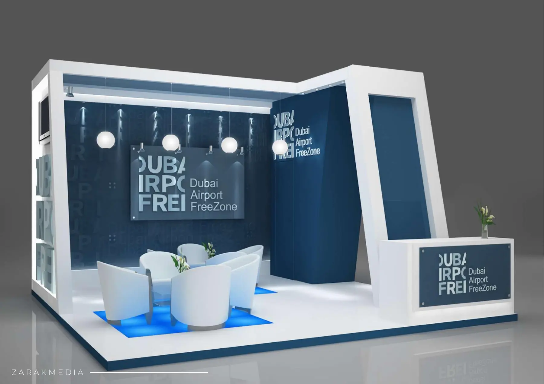 3D exhibition booth concept for Jubail