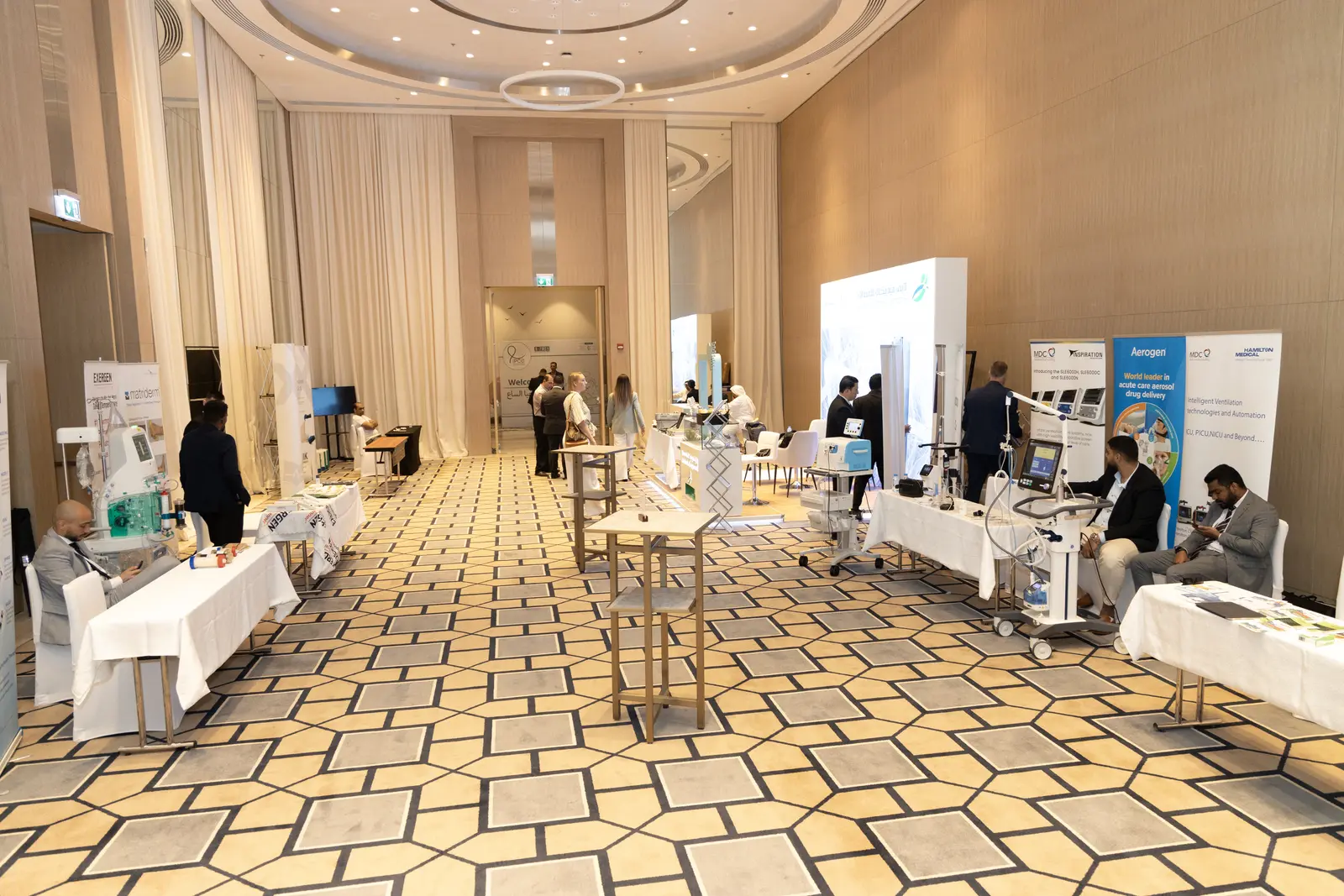 iPCC 2025 conference exhibition and sponsor area