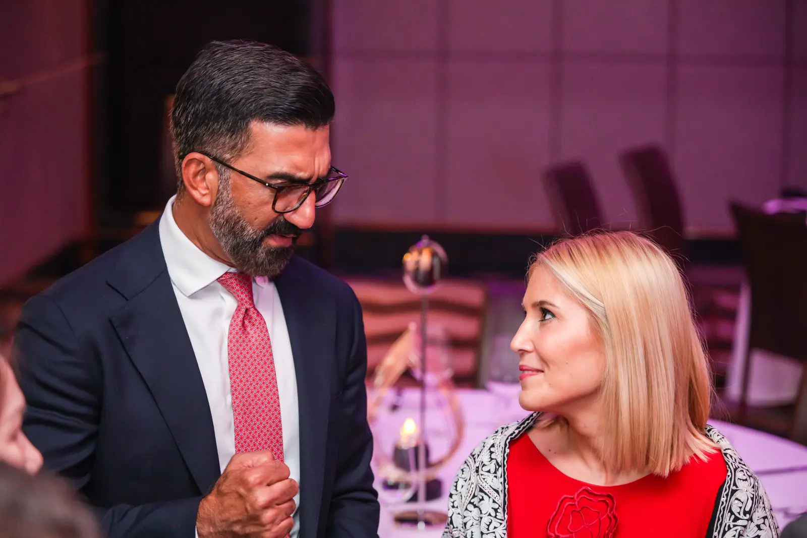 J.Awan Partners gala guests at a corporate dinner