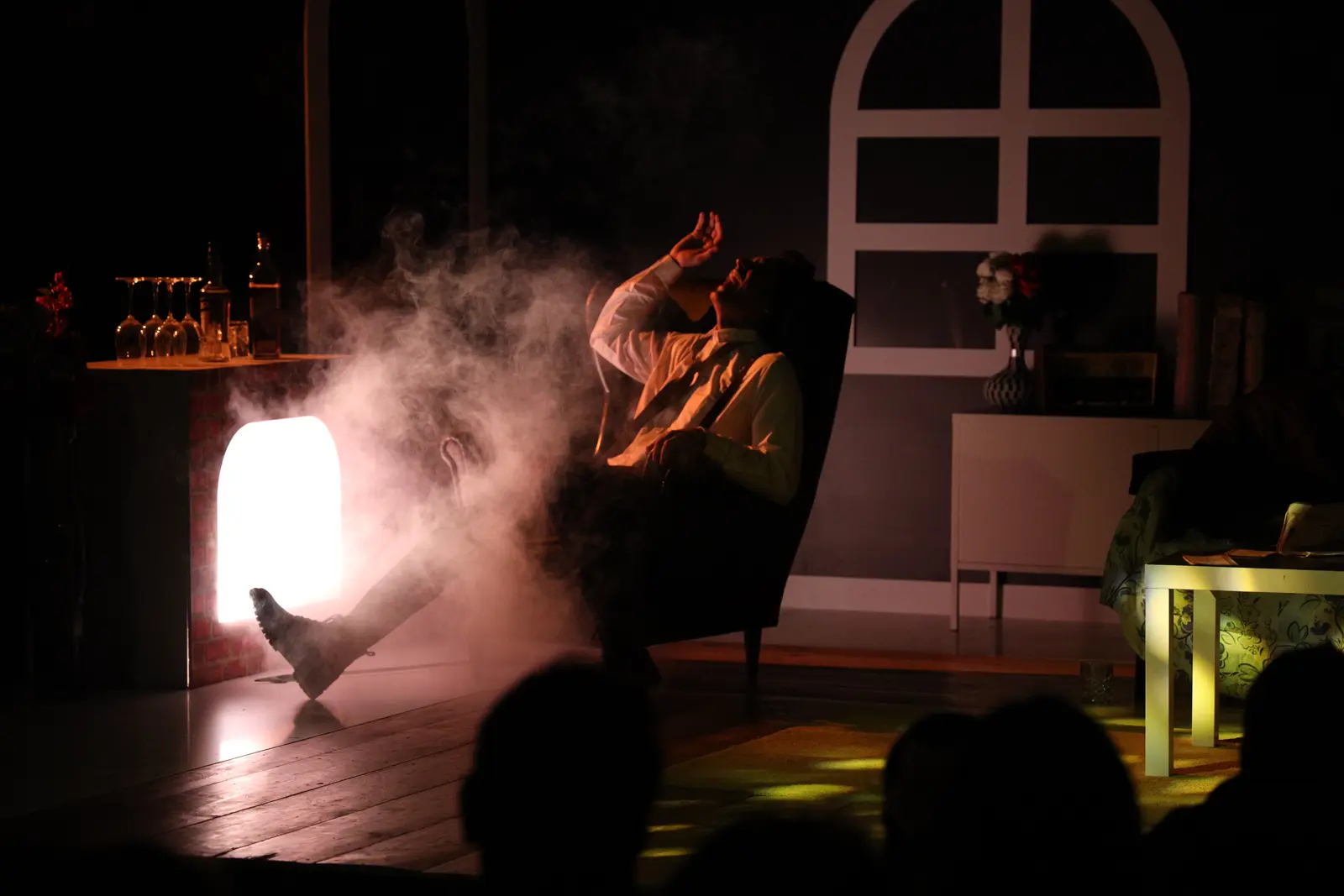 The Mousetrap stage performance and set